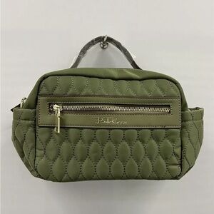 Bella Russo Quilted 8.7” Crossbody Bag Sage Green New W/Tags with Canvas Cover